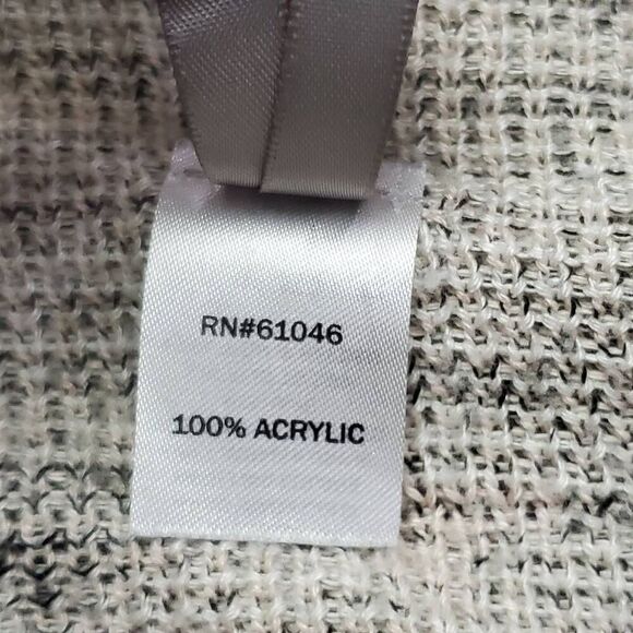 Vanity Women’s Size M Boho Southwestern Open Front Cardigan Sweater Fringe Hem A - Picture 6 of 7